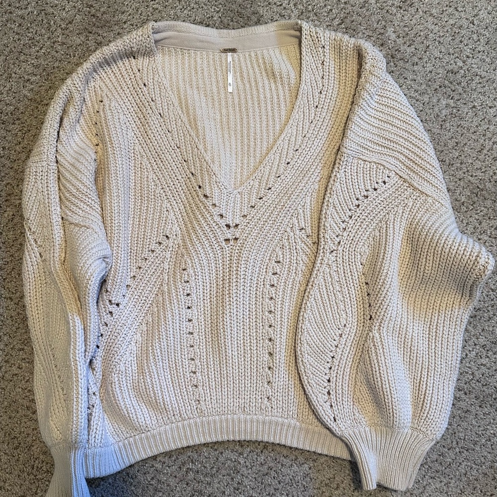 Free People V-Neck Sweater